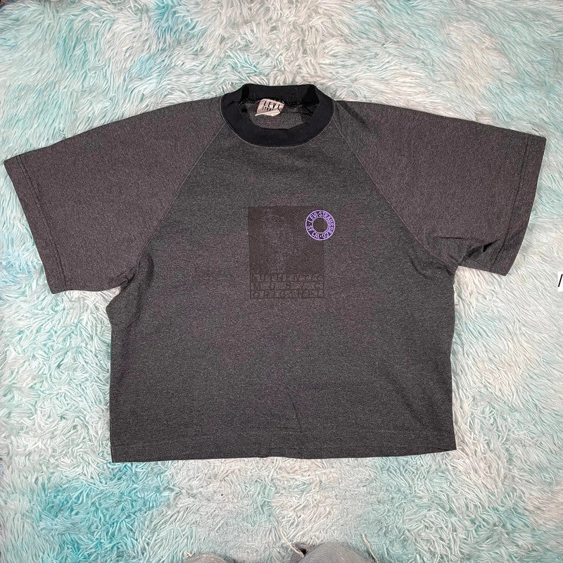 Vintage 90s Grey Levi’s Heavyweight T Shirt - Medium