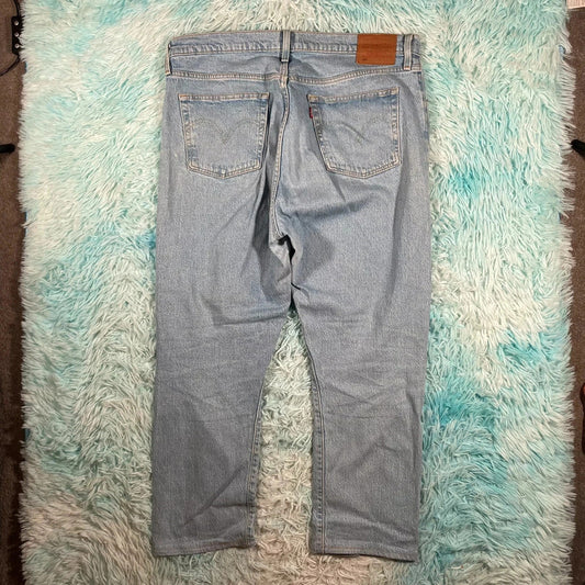 Light Blue Levi’s Jeans 501 Straight Leg - 34W 28L