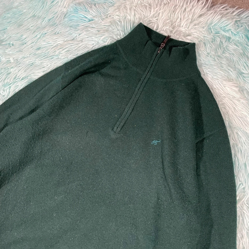 Dark Green Beaufort & Blake 1/4 Zip Jumper - Medium