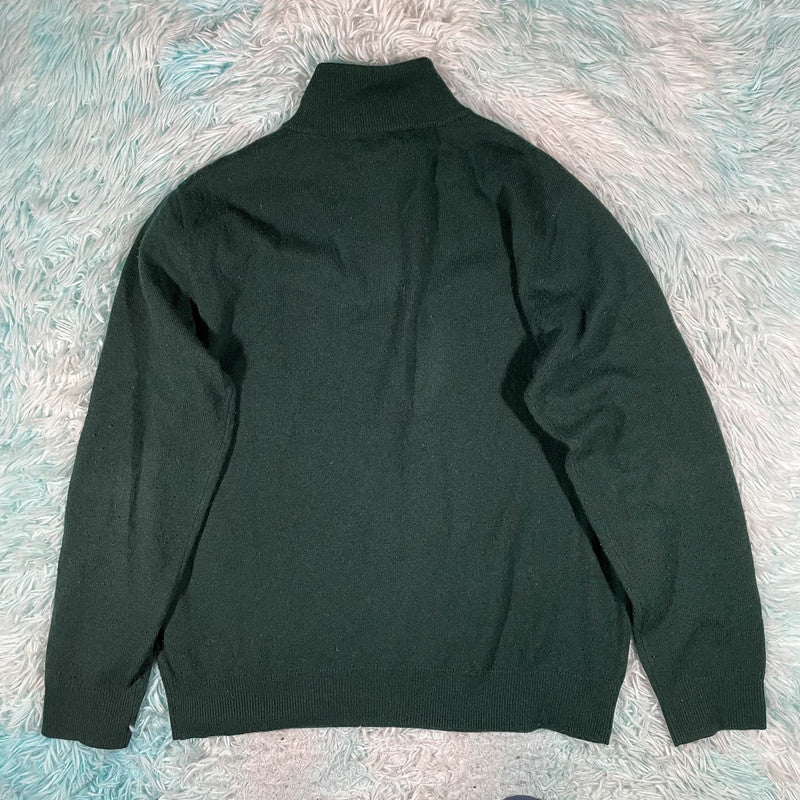 Dark Green Beaufort & Blake 1/4 Zip Jumper - Medium