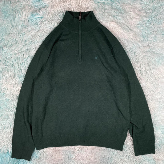 Dark Green Beaufort & Blake 1/4 Zip Jumper - Medium