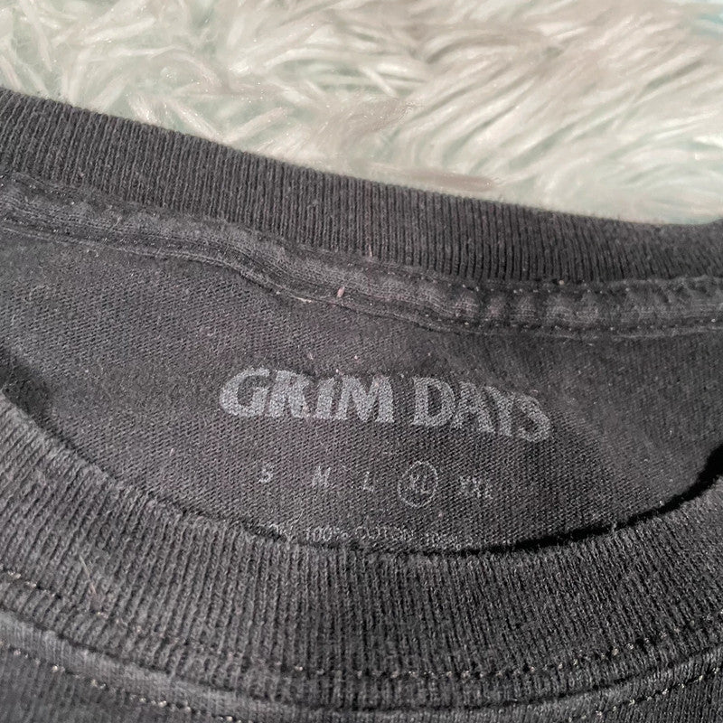 Black Grim Days Graphic T Shirt - XL