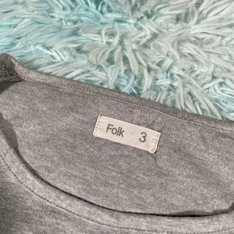 Grey Folk Graphic T Shirt - Large