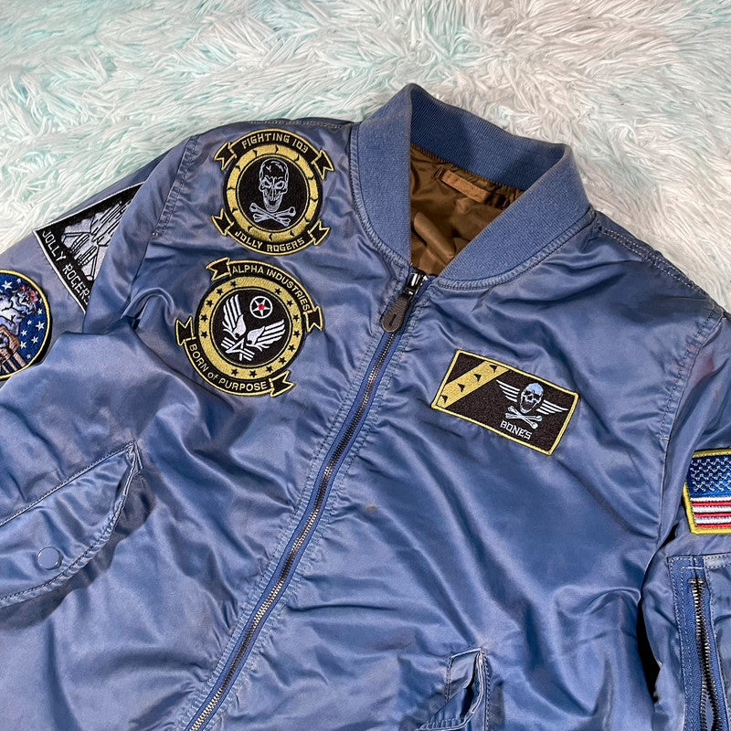 Vintage Reversible Alpha Industries Bomber Jacket - XL