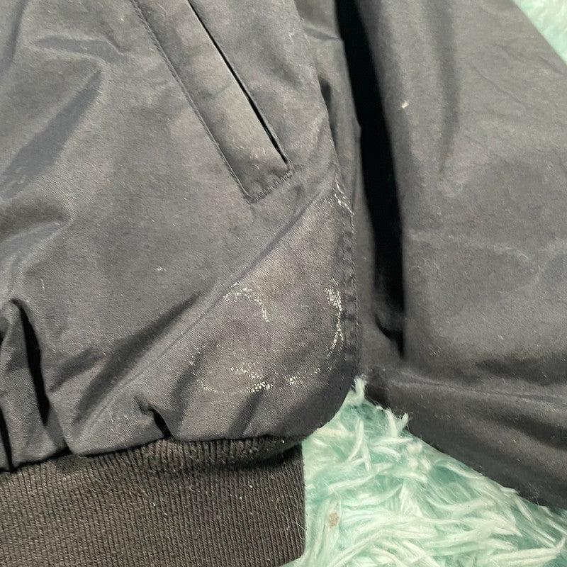 Vintage Black Reebok Fleece Lined Jacket - Medium