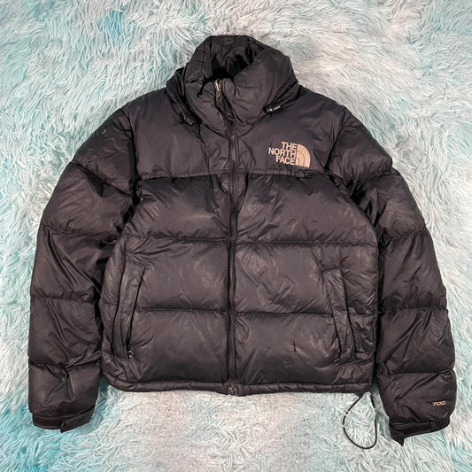 Black The North Face Nupste 700 Down Puffer Jacket - Small