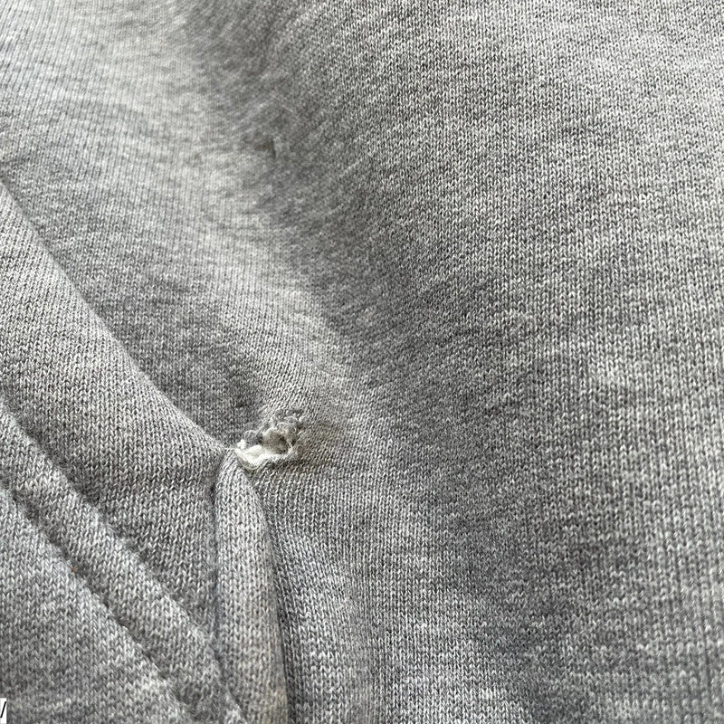 Grey Armani Exchange Fleeced Hoodie Full Zip - Large