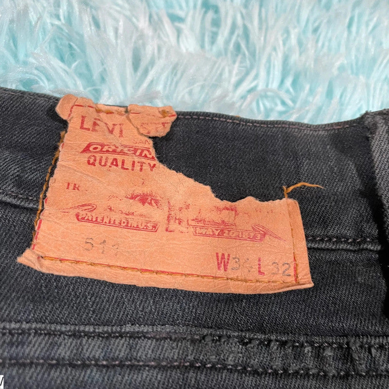 Vintage Black Levi’s 511 Jeans Slim Straight - 34W 32L
