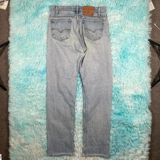 Vintage 80s Levi’s 505 Jeans Straight Leg Orange Tab - 32W 34L