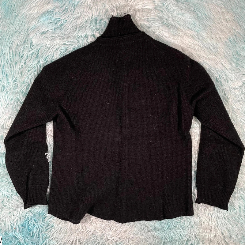 Black Sacai Knitted Jumper Wool - Small