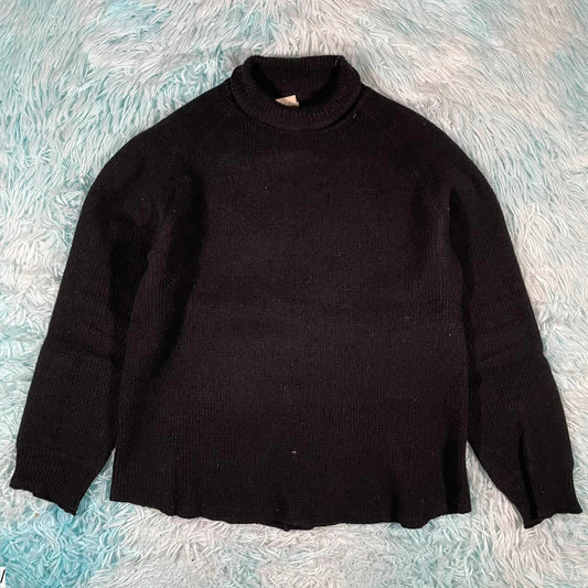 Black Sacai Knitted Jumper Wool - Small
