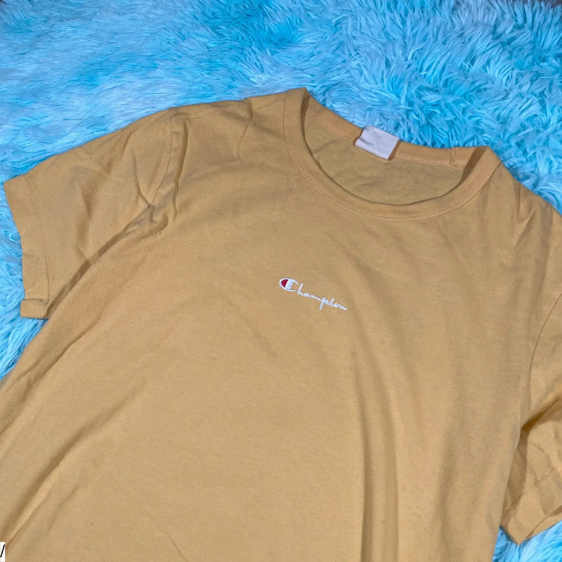 Mustard yellow Champion T Shirt - Medium