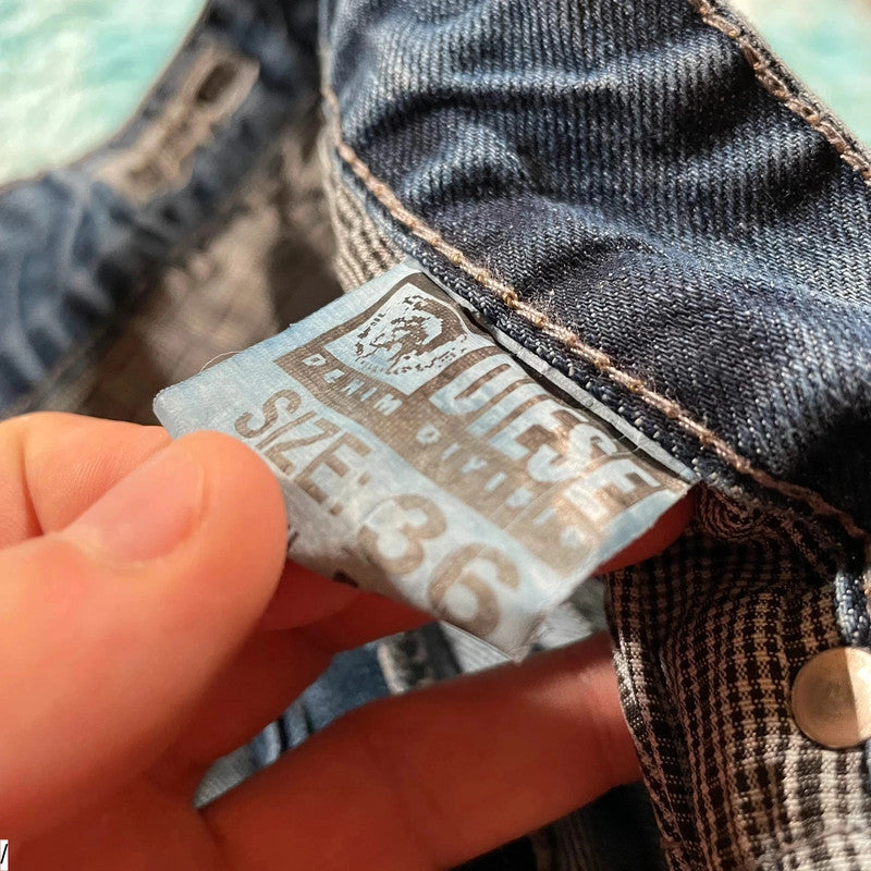 Vintage Y2K Blue Diesel Jeans - 36W 32L