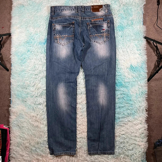 Vintage Y2K Blue Diesel Jeans - 36W 32L