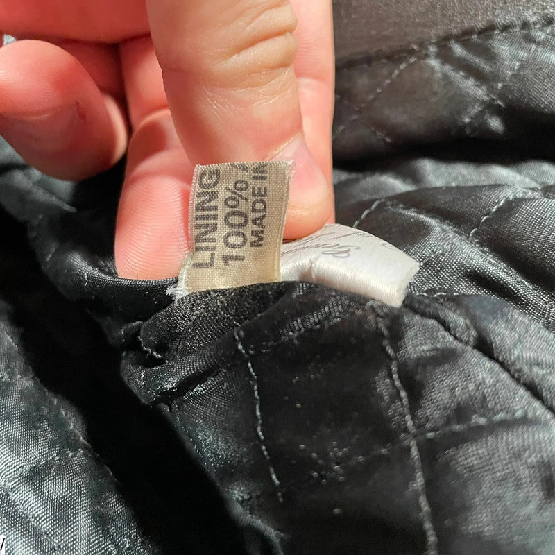 Vintage 90s Heavy Leather Jacket - Large