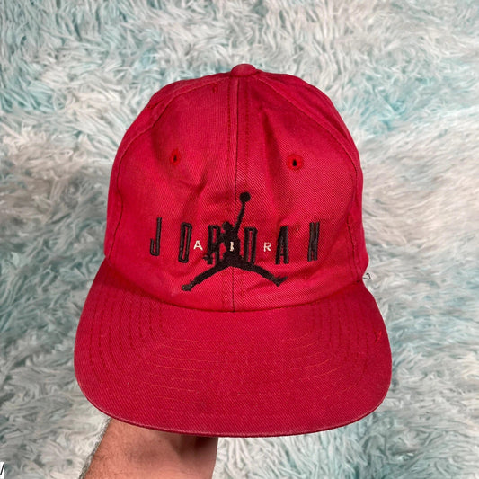 Vintage 90s Red Jordan Cap