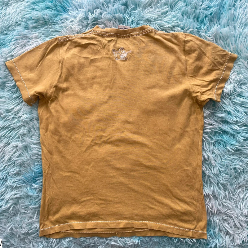 Yellow True Religion T Shirt - Medium