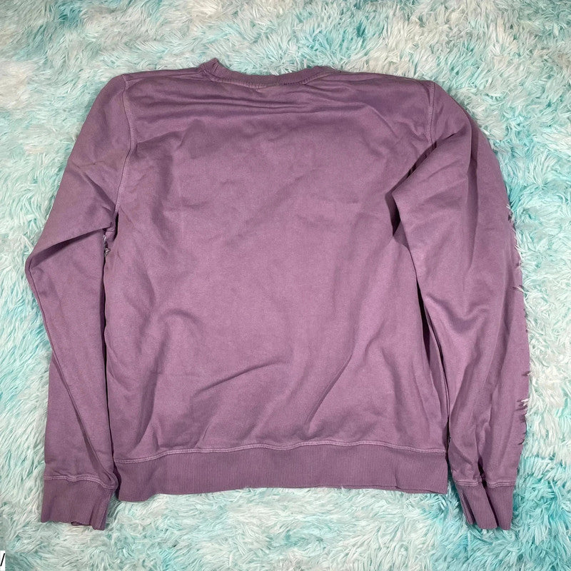 Purple Ellesse Sweatshirt Spellout - Size 14