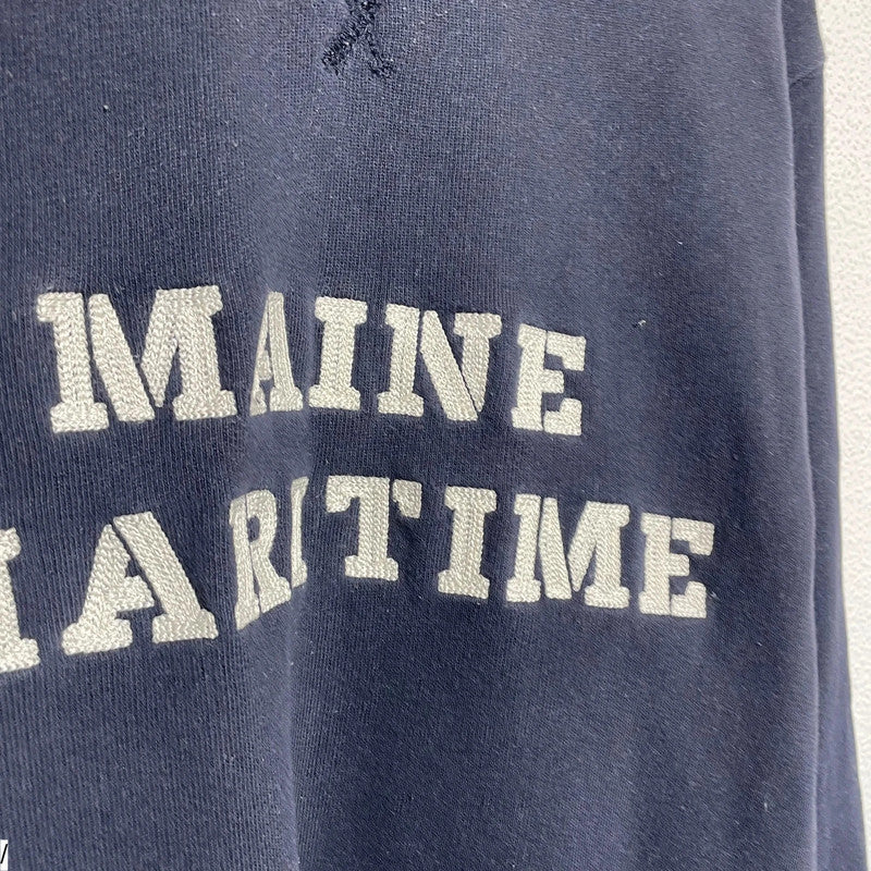 Navy Gant Sweatshirt Maine Maritime - Large