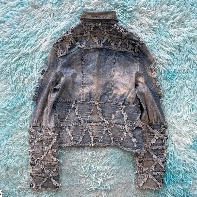 Vintage Y2K Denim Jacket - Small