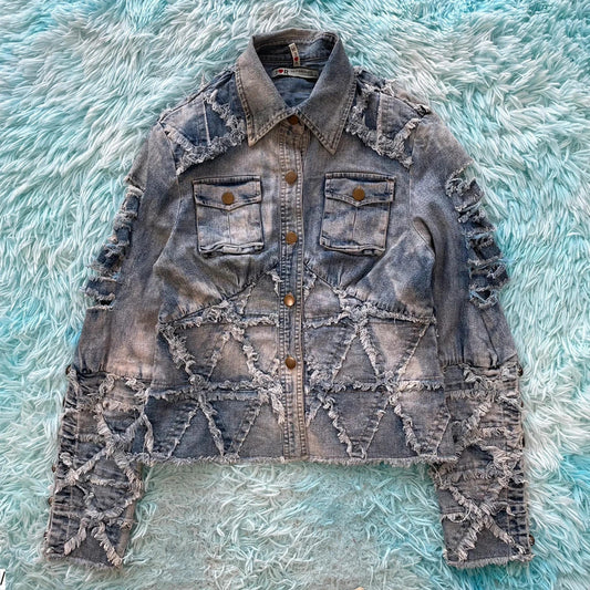 Vintage Y2K Denim Jacket - Small