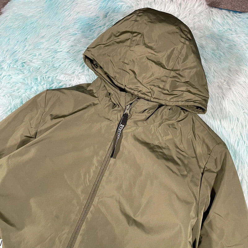 Olive green Stutterheim Puffer Jacket - Medium