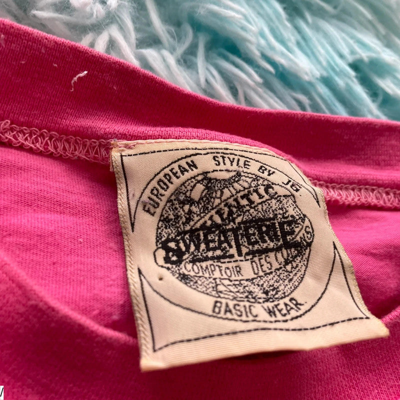 Vintage 90s Pink Graphic T Shirt - XXL