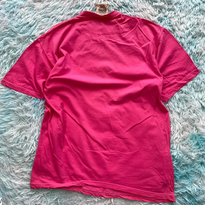 Vintage 90s Pink Graphic T Shirt - XXL