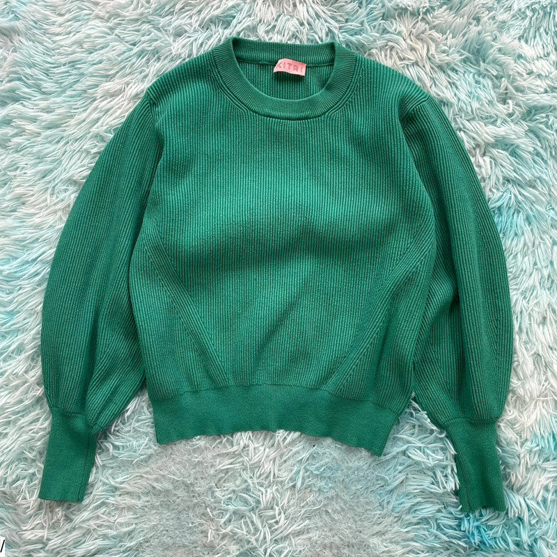 Turquoise Kitri Knitted Jumper - Small