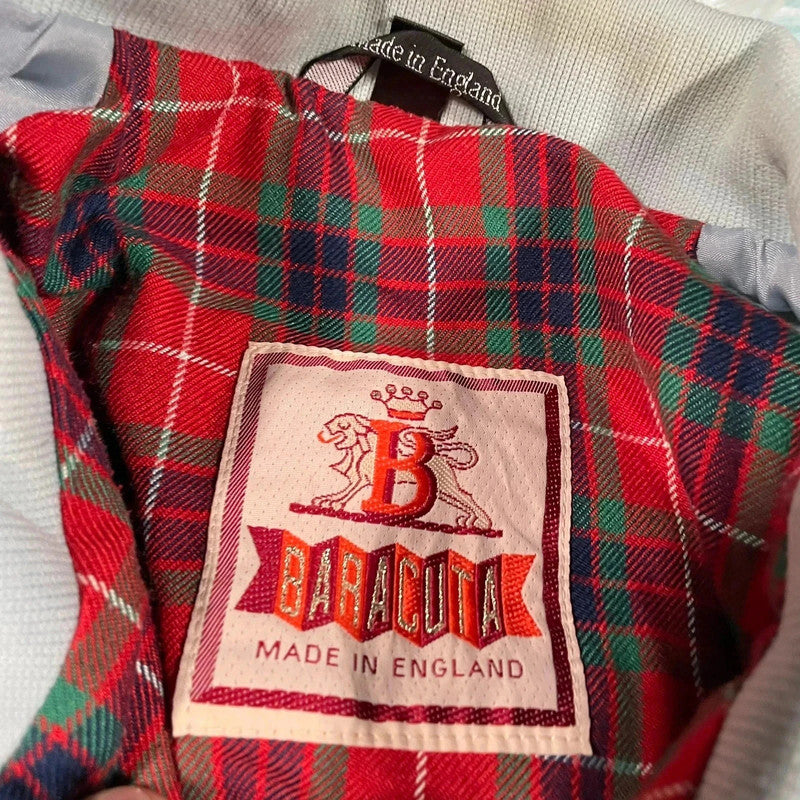 Vintage Light Blue Baracuta Bomber Jacket - XL
