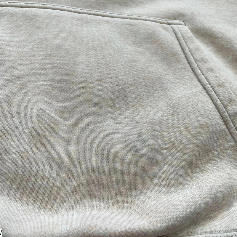 Light Rose Pink Nike Club Hoodie Spellout - Large