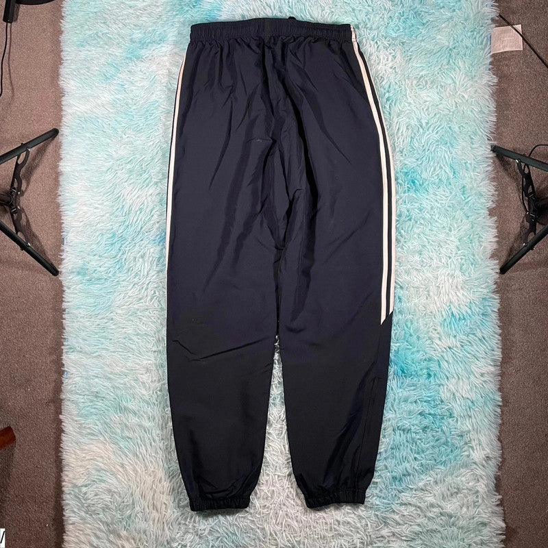 Vintage Navy Adidas Tracksuit Bottoms - Large