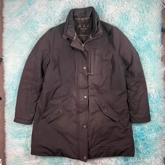 Black Barbour Raincoat - UK18