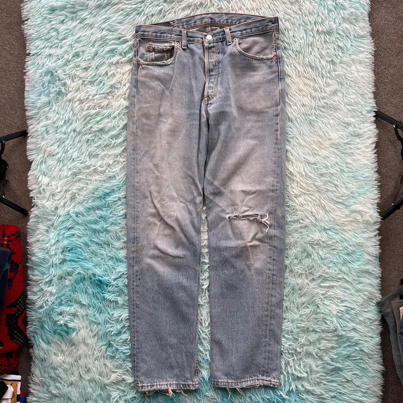 Vintage 90s Levi’s Jeans 501 Made in UK - 34W 32L