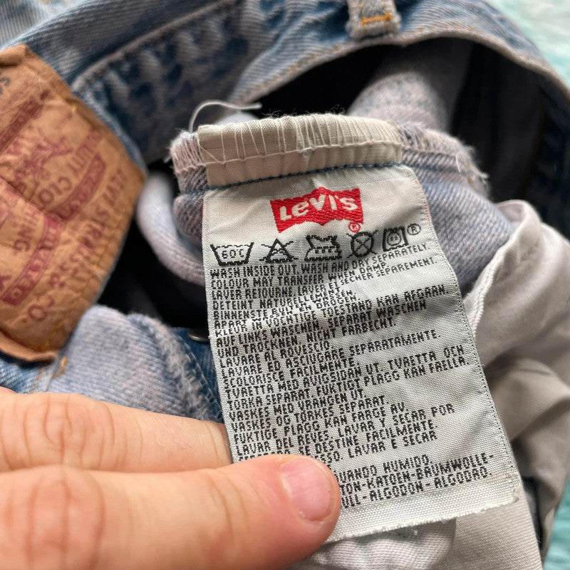Vintage 90s Levi’s Jeans 501 Made in UK - 34W 32L