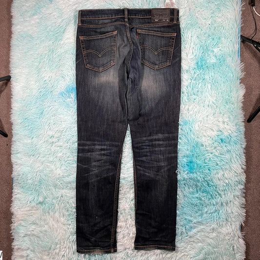 Navy Levi’s 511 Jeans Slim Straight Leg - 33W 32L