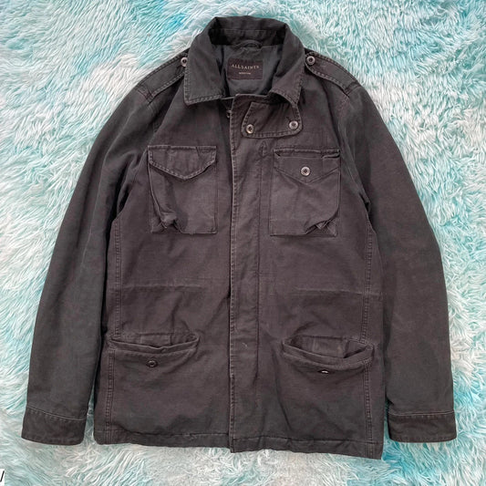 Black AllSaints Utility Jacket - Medium