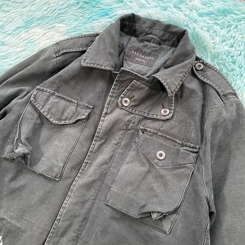 Black AllSaints Utility Jacket - Medium
