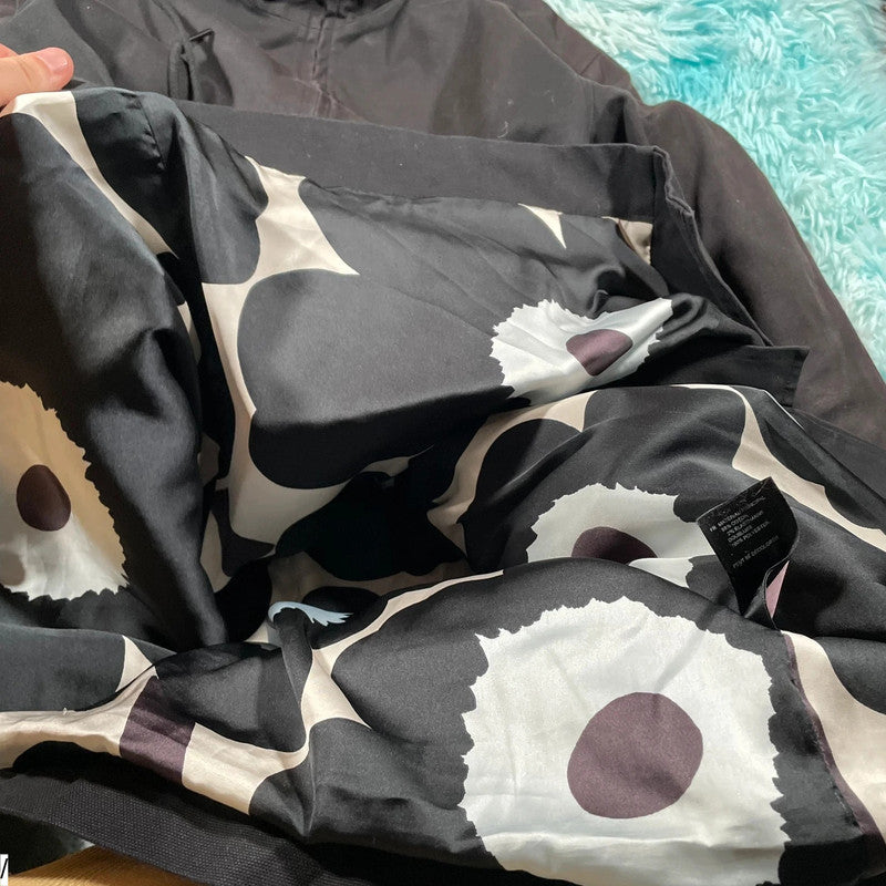 Black Marimekko Long Jacket - Medium