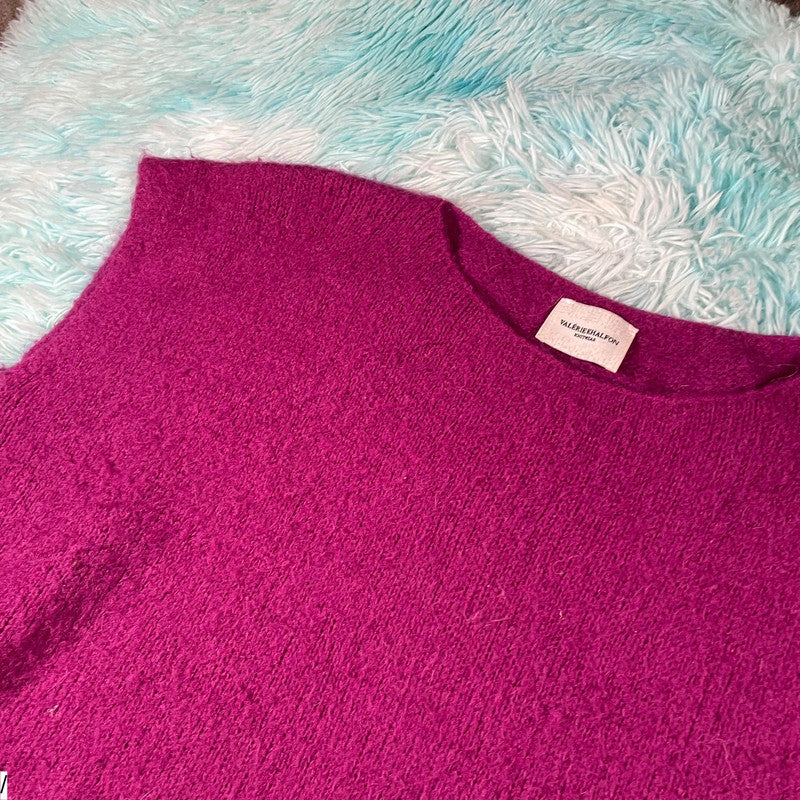 Pink Valerie Khalfon Sleeveless Jumper Mohair - OS