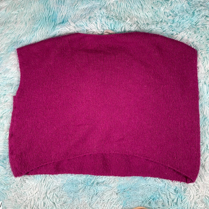Pink Valerie Khalfon Sleeveless Jumper Mohair - OS