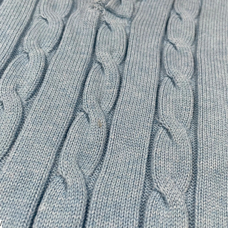 Baby Blue Gant Knitted Collared Jumper - Medium