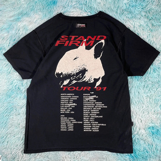 Black Represent Stand Firm Graphic T Shirt - Xl