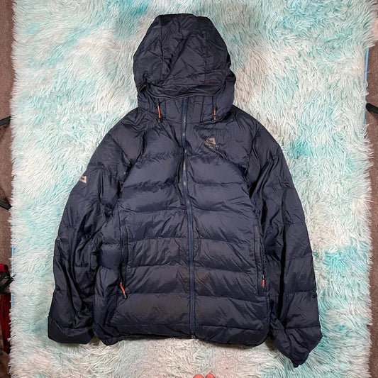 Navy Mountain Equipment Down Puffer Jacket - Medium