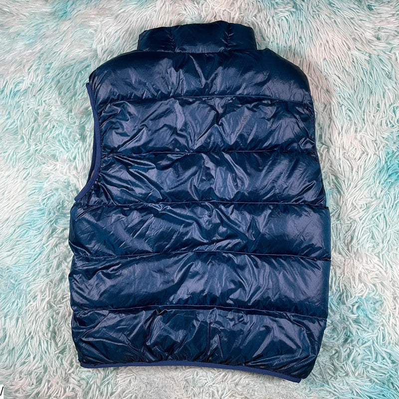 Vintage 90s Navy Montbell Puffer Gilet Jacket - Small