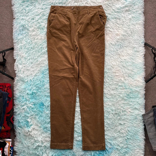 Khaki Seasalt Cornwall Trousers - Size 12