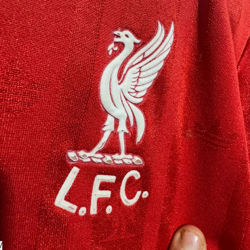 Vintage 1986 Liverpool Shirt Original Adidas Crown Paints - Small