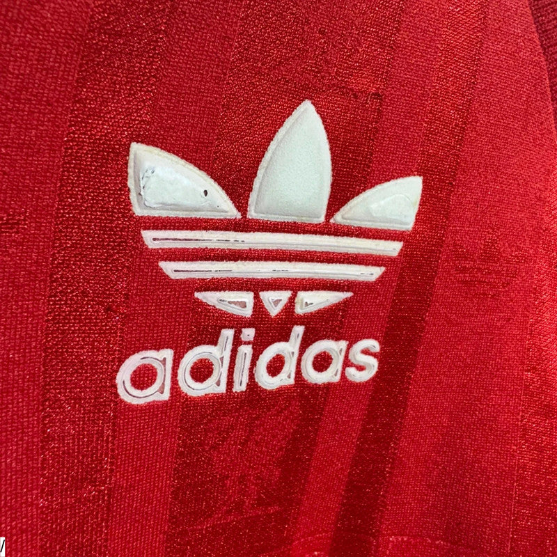 Vintage 1986 Liverpool Shirt Original Adidas Crown Paints - Small