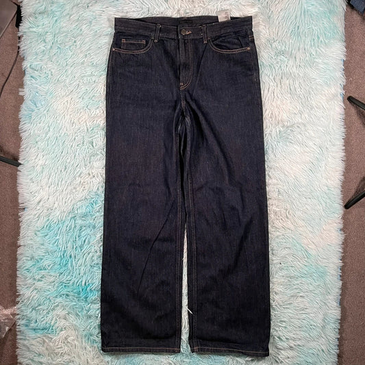 Navy Uniqlo Jeans Straight Leg - W27 L31