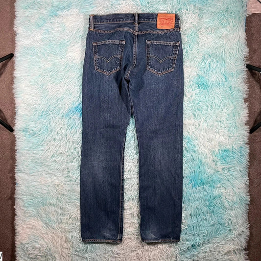 Blue Levi’s 501 Jeans Straight Leg - 30W 30L